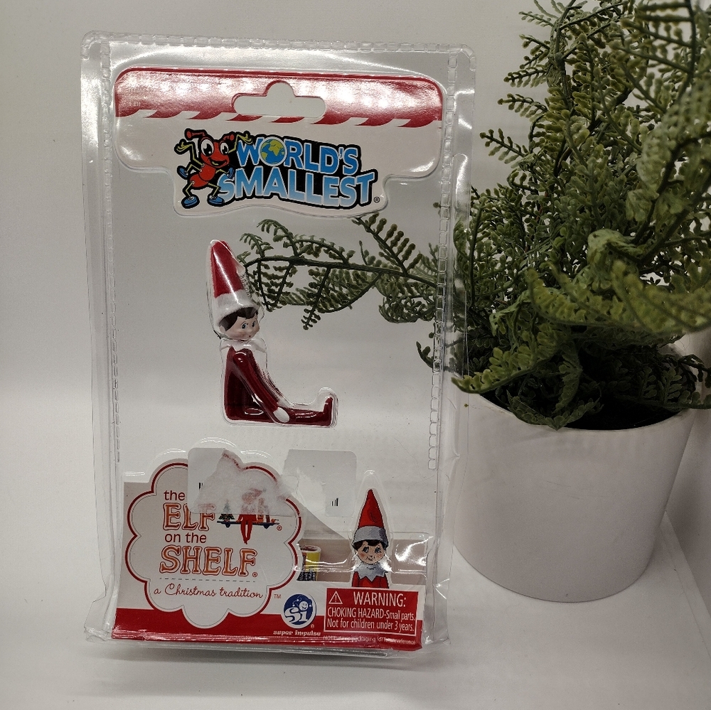 World's Smallest ELF ON THE SHELF Mini Doll Christmas Toy Holiday Package damage